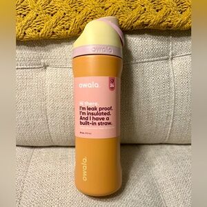 OWALA FLAMANGO 🦩Gorgeous Light Peach/Tangerine - Blush - Soft Yellow 24 oz